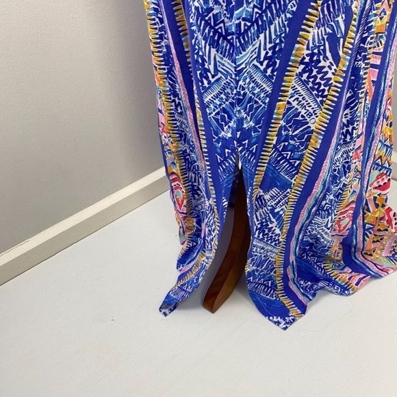 Mambo Size 10 Women's Maxi Summer Dress Colourful Lightweight - Picture 7 of 11